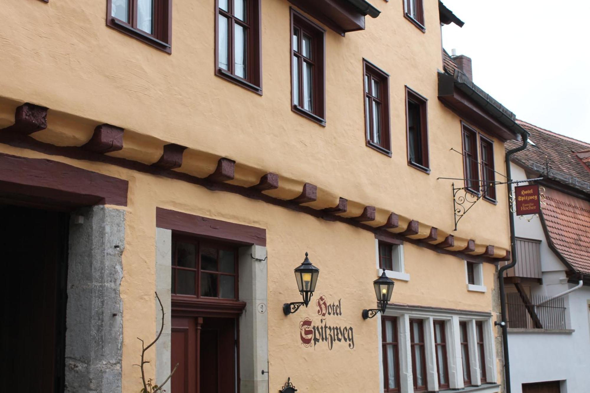 Hotel Spitzweg Rothenburg ob der Tauber Bagian luar foto